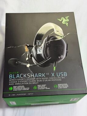 Razer BlackShark V2 X USB Wired Gaming Headset Noise Cancelling Mic 7.1 Black